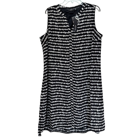 Apt. 9 Dresses & Skirts - APT 9 Black‎ White Sleeveless Shift Dress Women 18W Office Church Summer New